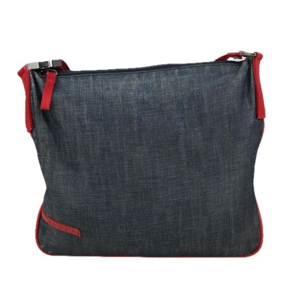 Prada Sports Navy Canvas Shoulder Bag (Pre-Owned) - Picture 13 of 16